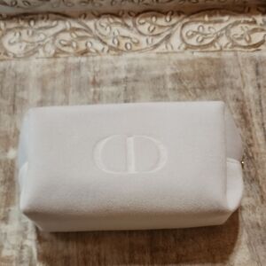 Dior Soft White Makeup Bag